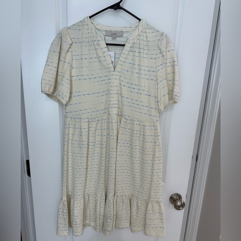 NWT - XS - Loft tiered dress